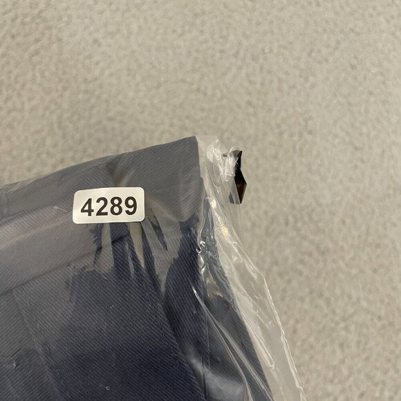 LEE Performance Khakis Men 36x32 Navy Flat Front Wrinkle Free  NEW/DEFECT - Picture 13 of 13